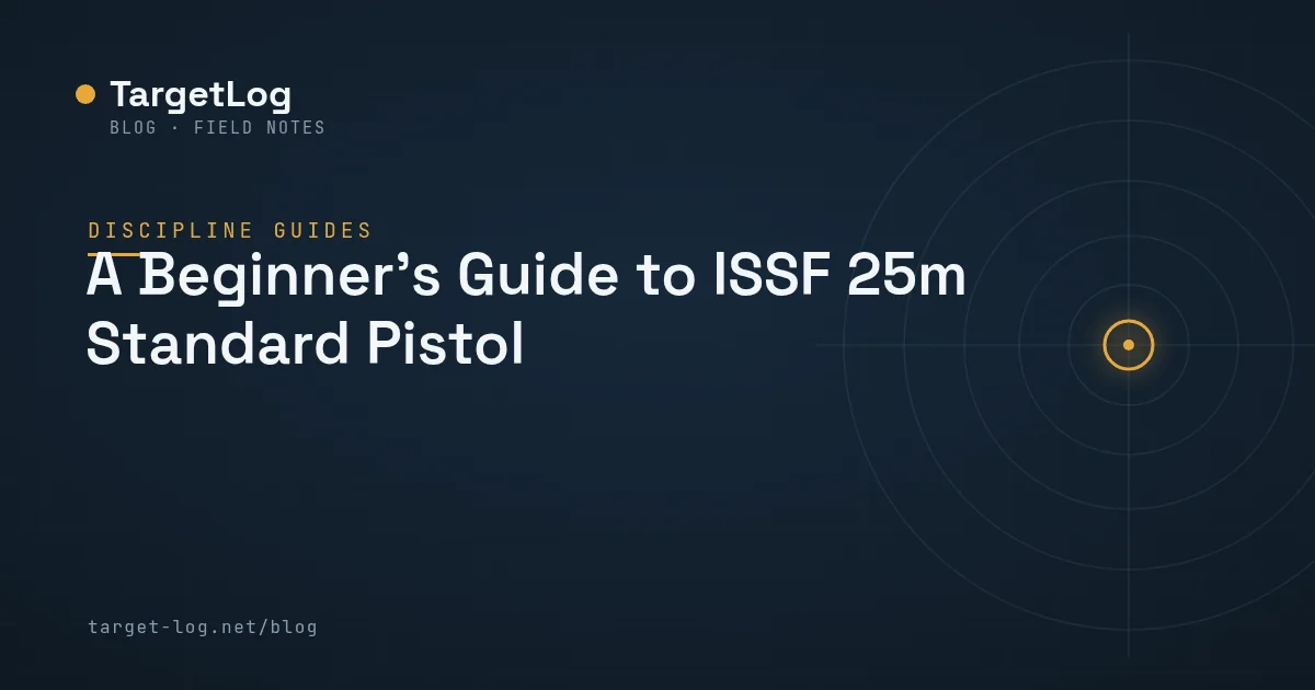 Cover illustration — A Beginner's Guide to ISSF 25m Standard Pistol