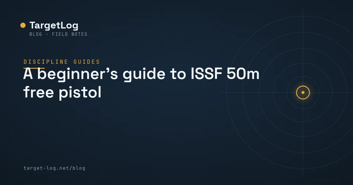 Cover illustration — A beginner's guide to ISSF 50m free pistol