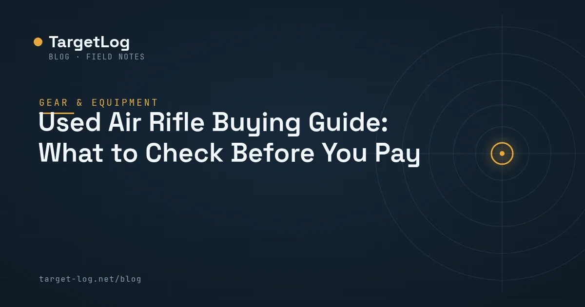 Cover illustration — Used Air Rifle Buying Guide: What to Check Before You Pay