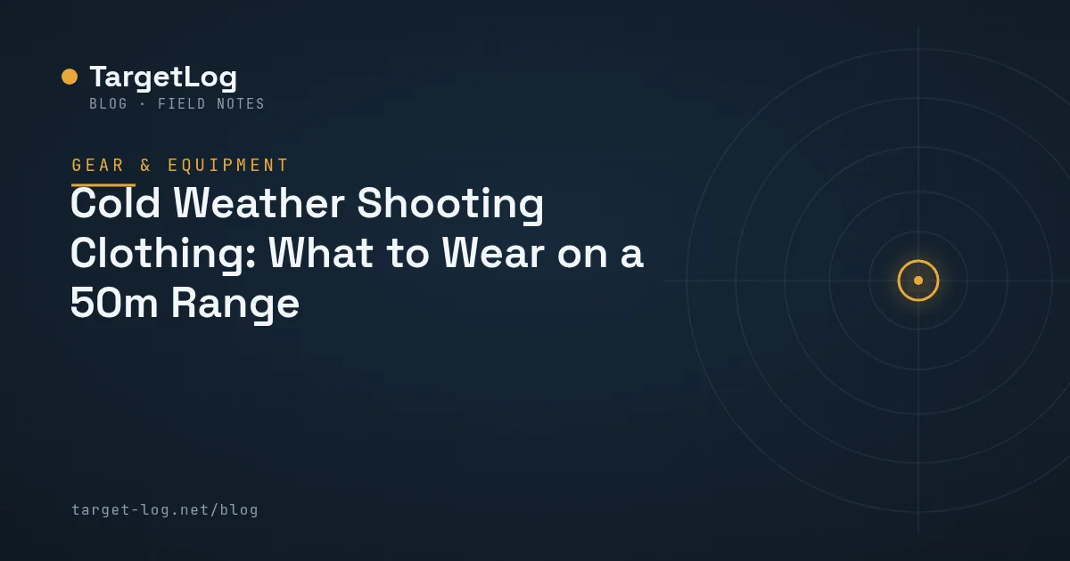 Cover illustration — Cold Weather Shooting Clothing: What to Wear on a 50m Range