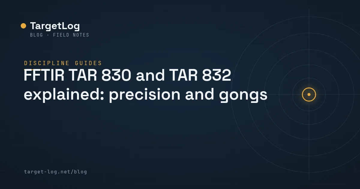 Cover illustration — FFTIR TAR 830 and TAR 832 explained: precision and gongs