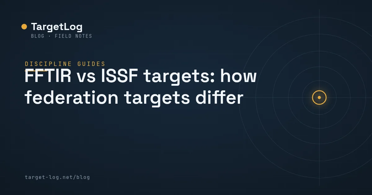 Cover illustration — FFTIR vs ISSF targets: how federation targets differ