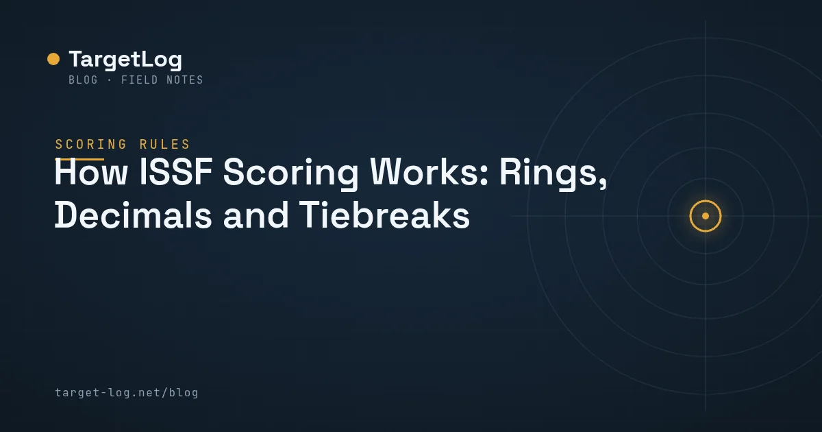 Cover illustration — How ISSF Scoring Works: Rings, Decimals and Tiebreaks