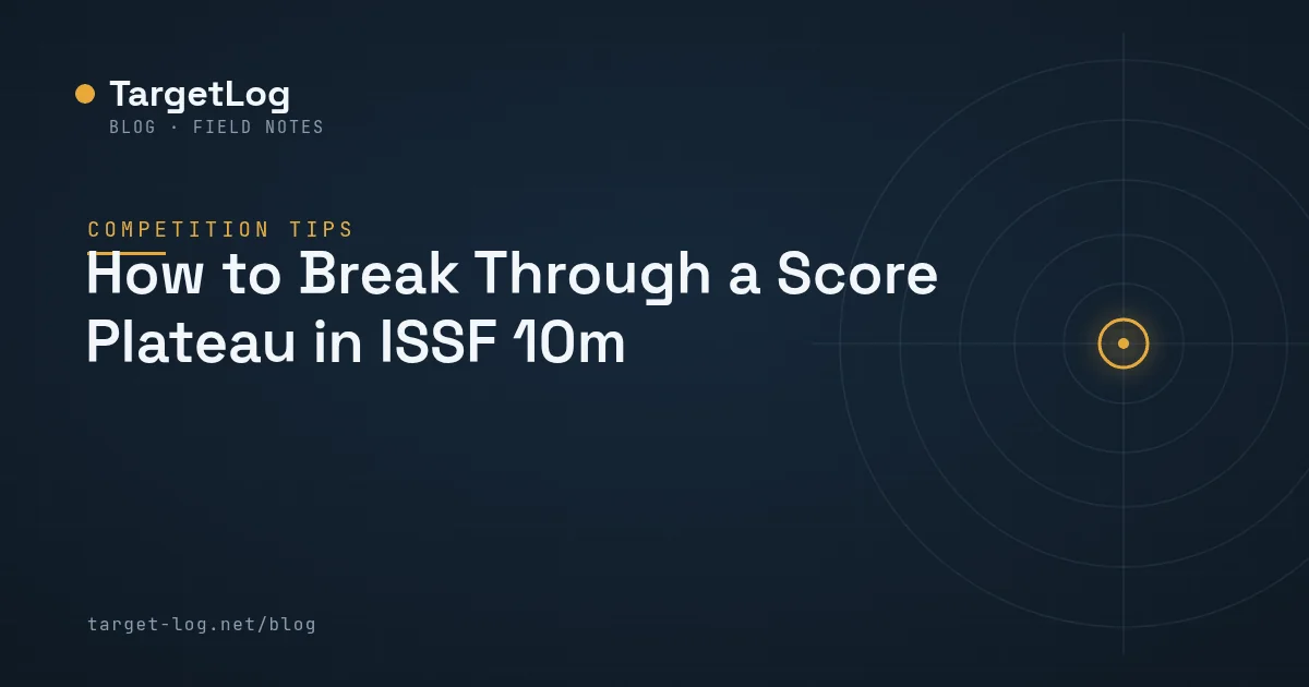 Cover illustration — How to Break Through a Score Plateau in ISSF 10m