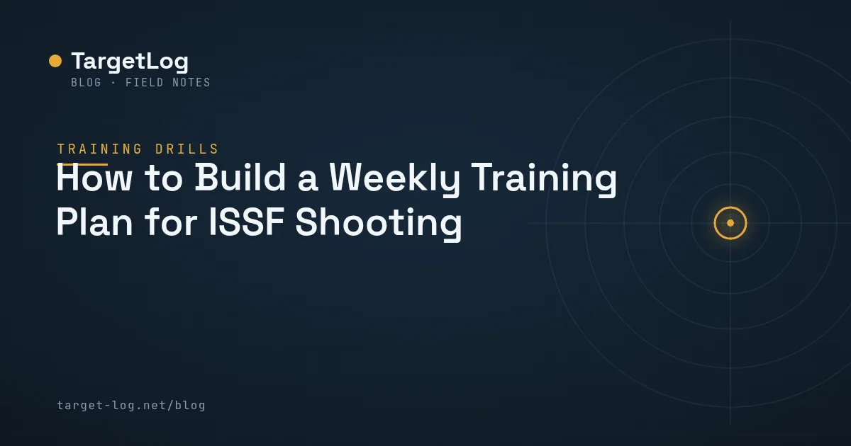 Cover illustration — How to Build a Weekly Training Plan for ISSF Shooting