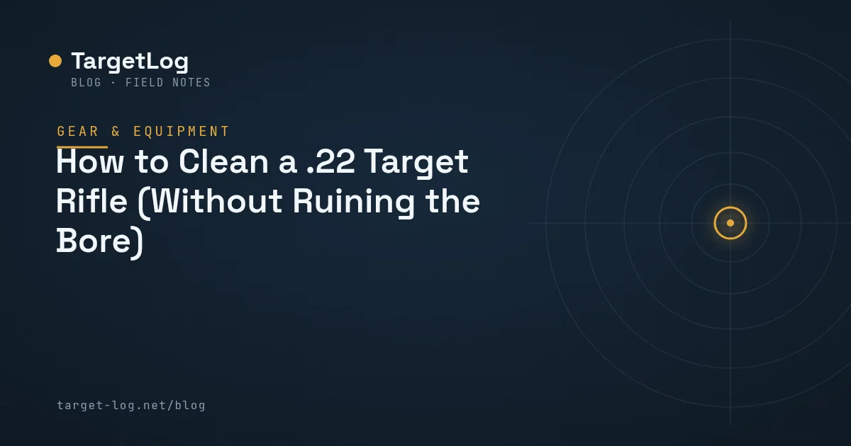Cover illustration — How to Clean a .22 Target Rifle (Without Ruining the Bore)