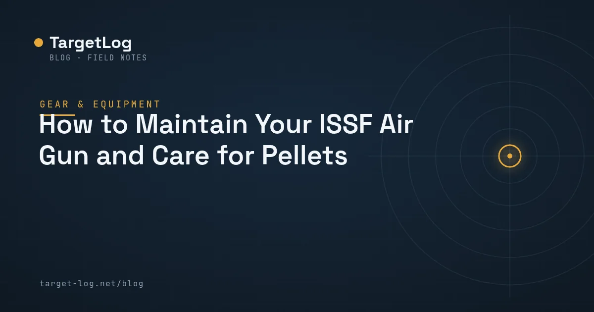 Cover illustration — How to Maintain Your ISSF Air Gun and Care for Pellets