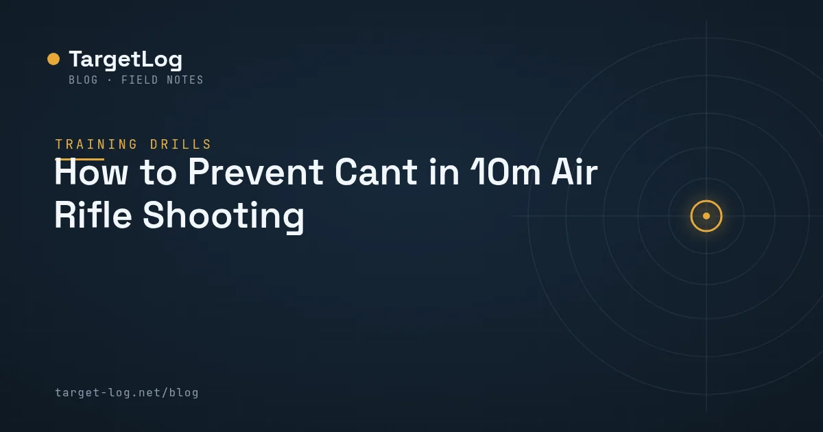 Cover illustration — How to Prevent Cant in 10m Air Rifle Shooting