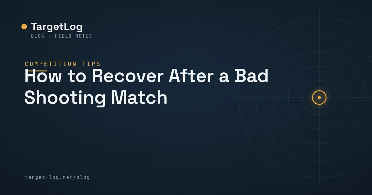 Cover illustration — How to Recover After a Bad Shooting Match