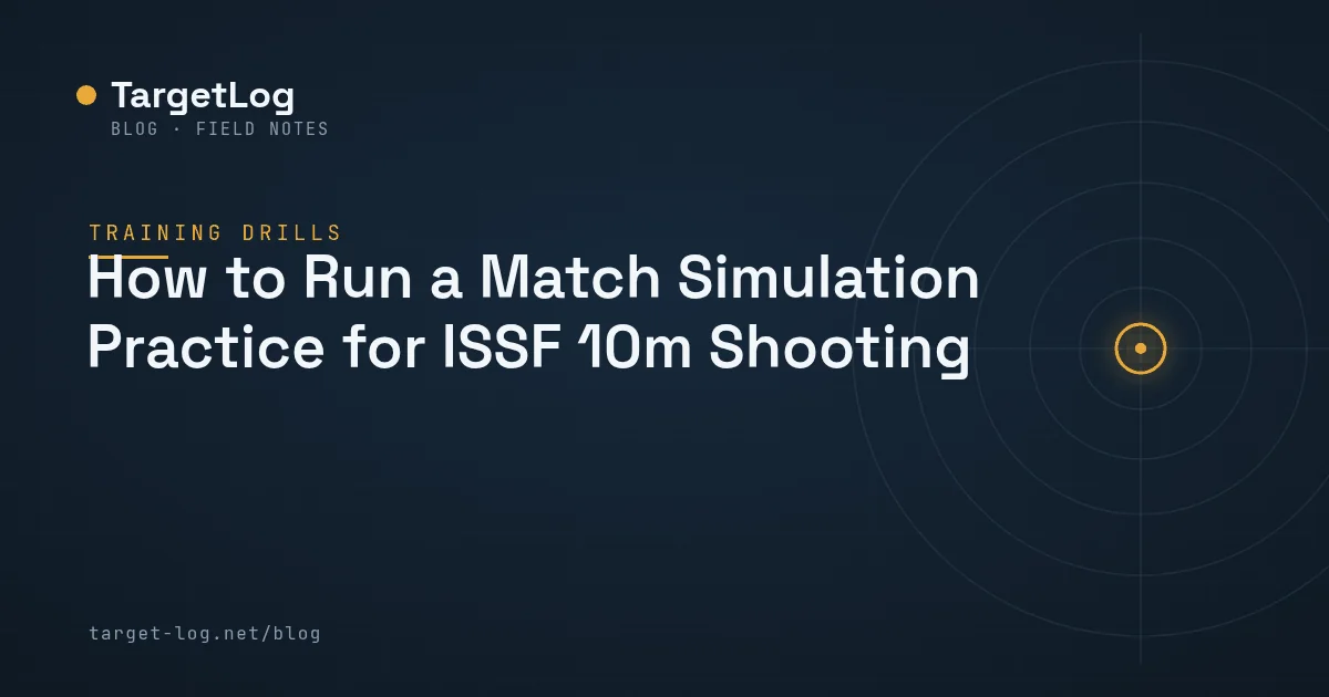 Cover illustration — How to Run a Match Simulation Practice for ISSF 10m Shooting