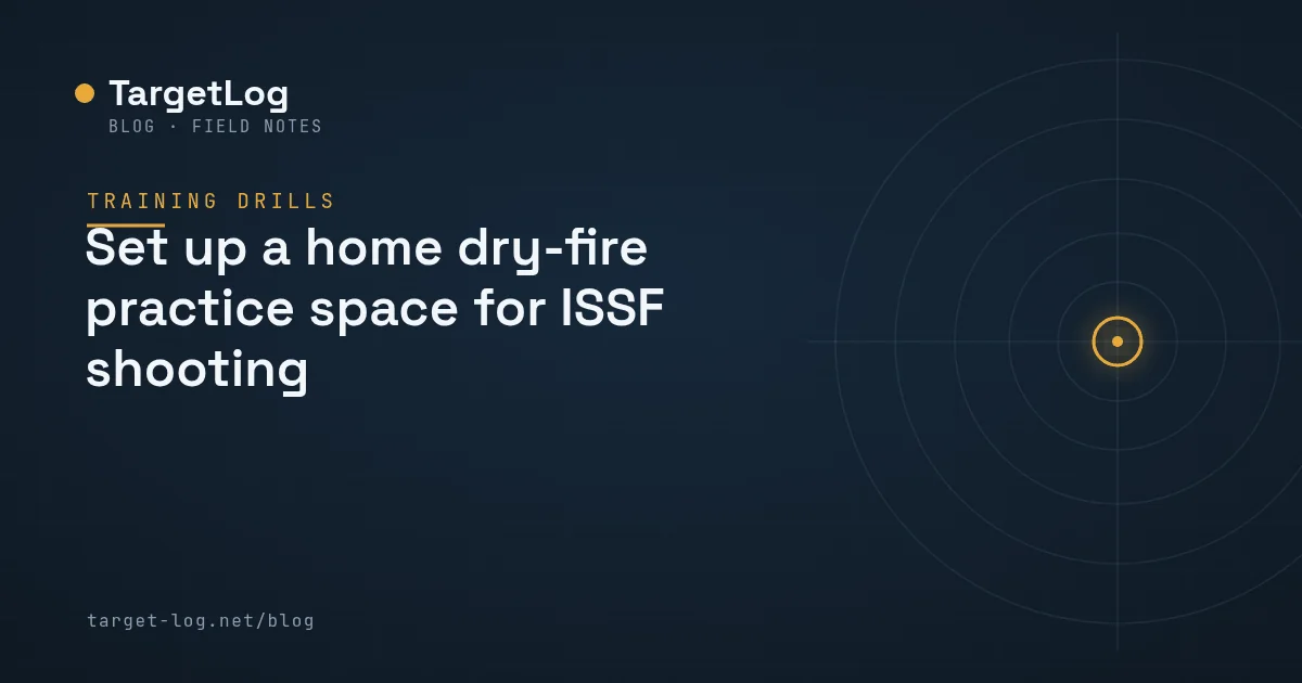 Cover illustration — Set up a home dry-fire practice space for ISSF shooting