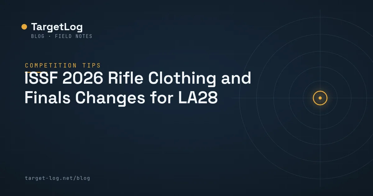 Cover illustration — ISSF 2026 Rifle Clothing and Finals Changes for LA28