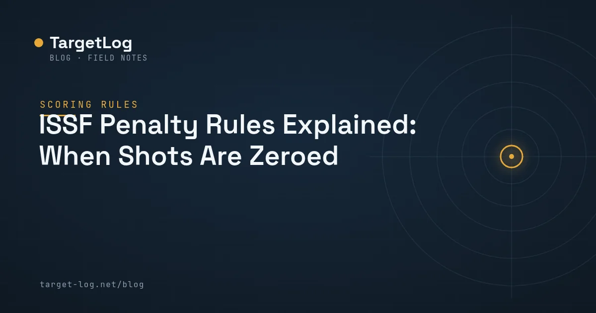 Cover illustration — ISSF Penalty Rules Explained: When Shots Are Zeroed