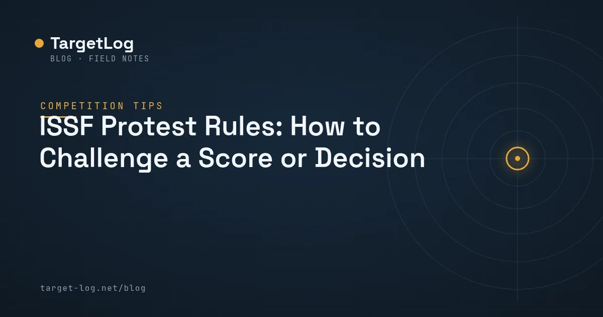 Cover illustration — ISSF Protest Rules: How to Challenge a Score or Decision