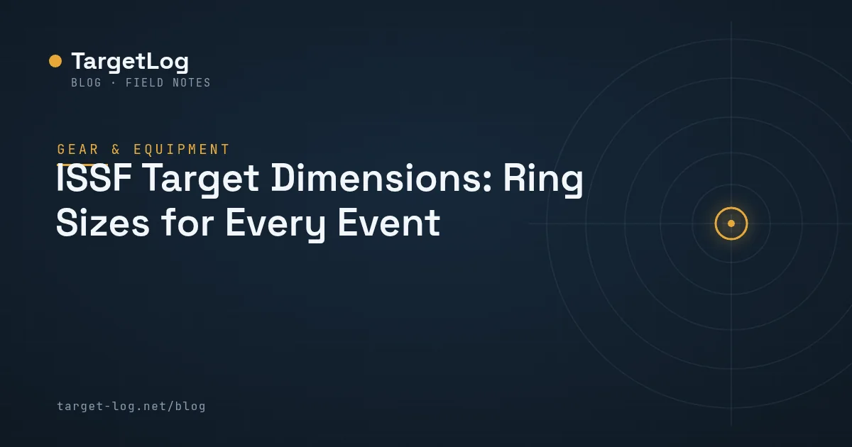 Cover illustration — ISSF Target Dimensions: Ring Sizes for Every Event