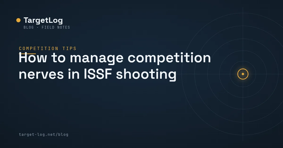 Cover illustration — How to manage competition nerves in ISSF shooting