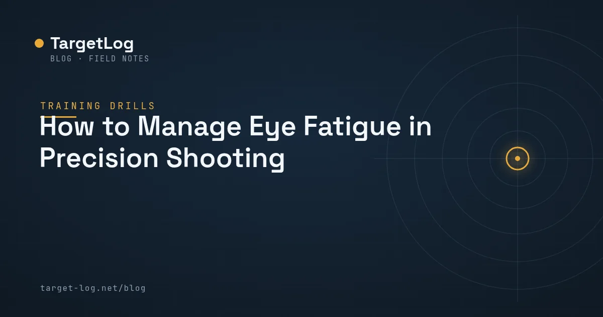 Cover illustration — How to Manage Eye Fatigue in Precision Shooting