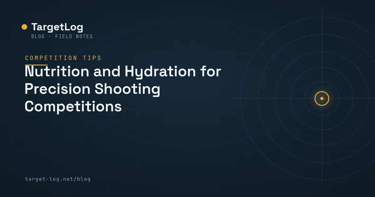 Cover illustration — Nutrition and Hydration for Precision Shooting Competitions