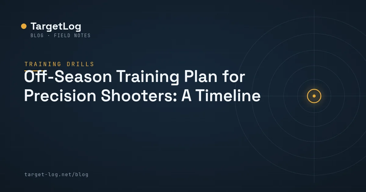Cover illustration — Off-Season Training Plan for Precision Shooters: A Timeline