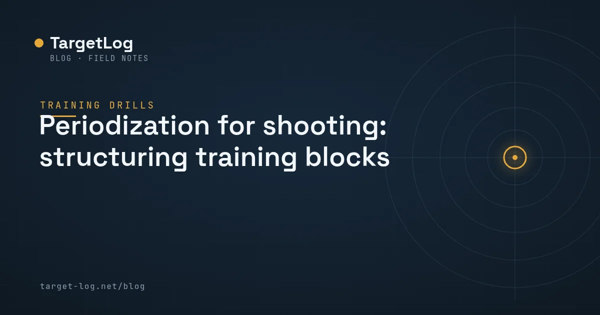 Cover illustration — Periodization for shooting: structuring training blocks