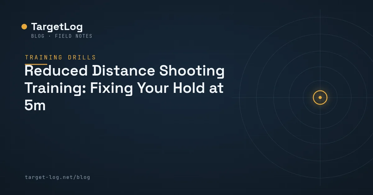 Cover illustration — Reduced Distance Shooting Training: Fixing Your Hold at 5m