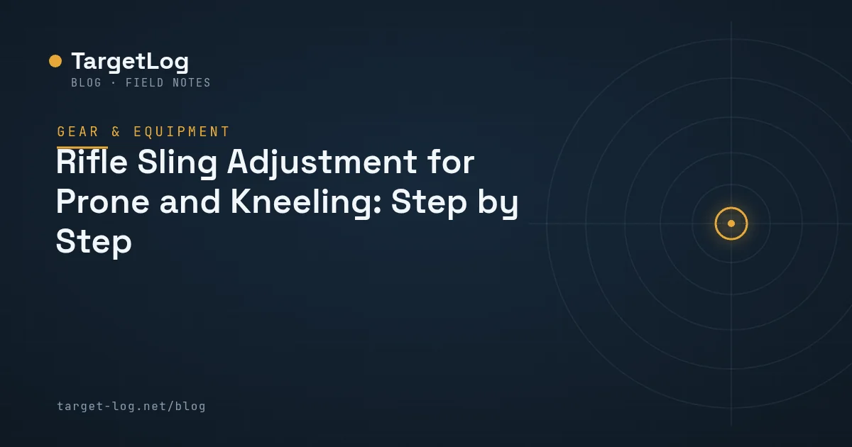 Cover illustration — Rifle Sling Adjustment for Prone and Kneeling: Step by Step
