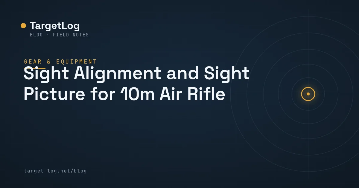 Cover illustration — Sight Alignment and Sight Picture for 10m Air Rifle