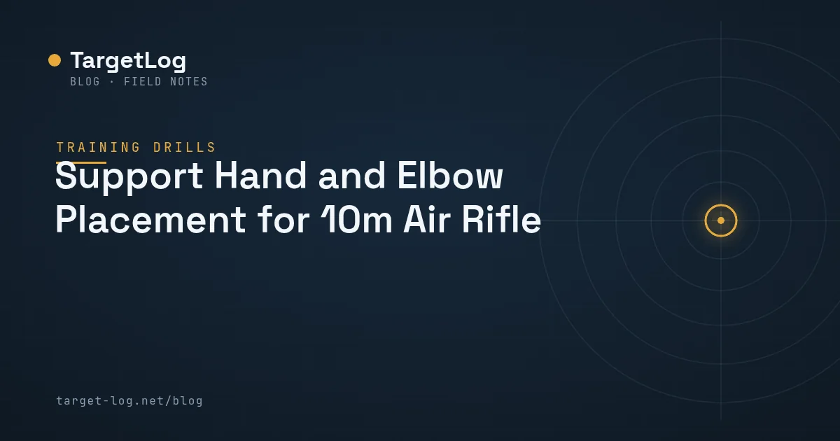 Cover illustration — Support Hand and Elbow Placement for 10m Air Rifle