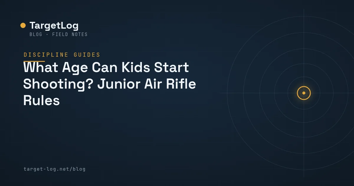 Cover illustration — What Age Can Kids Start Shooting? Junior Air Rifle Rules