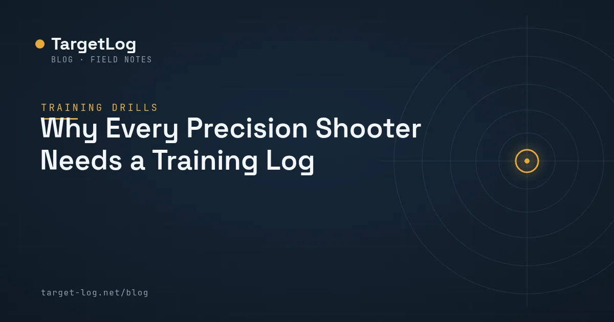 Cover illustration — Why Every Precision Shooter Needs a Training Log