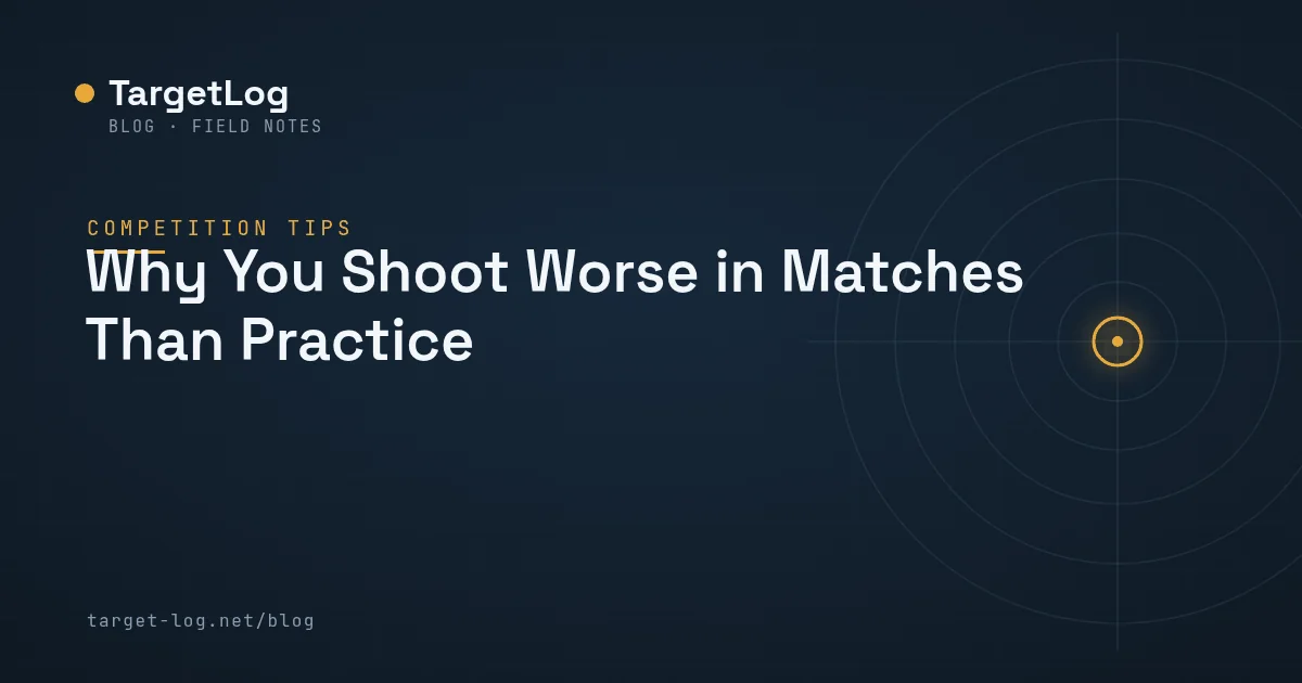 Cover illustration — Why You Shoot Worse in Matches Than Practice